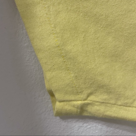 Oliver North for President shirt yellow vtg rare - Picture 9 of 11